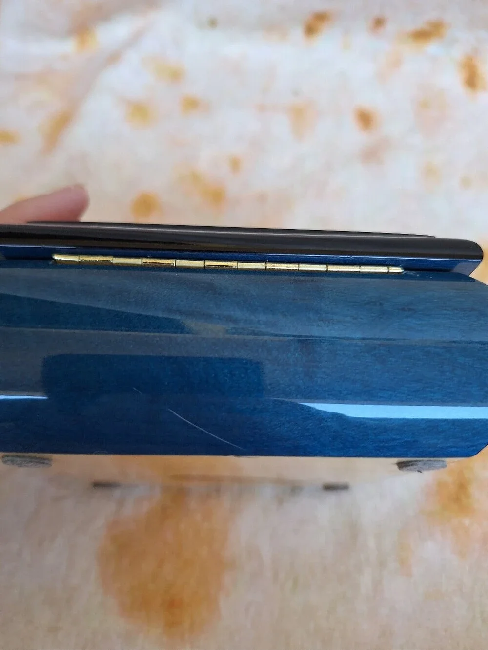 Vintage Italian Sorrento Inlaid Wood Jewelry Box A. Gargiulo & Jannuzzi Judaica